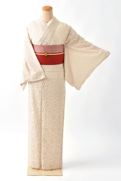 小紋〈レース・オフホワイト〉