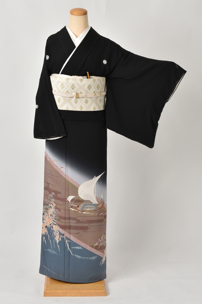 黒留袖（加賀友禅）