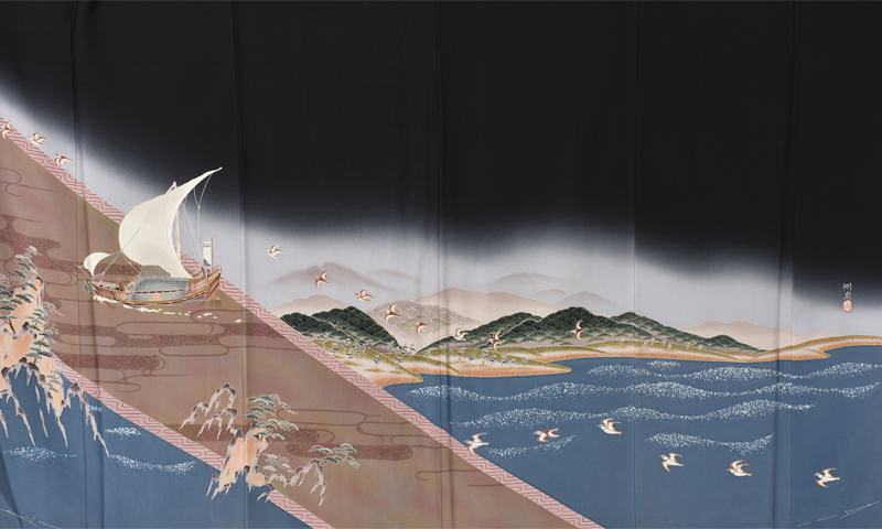 黒留袖（加賀友禅）