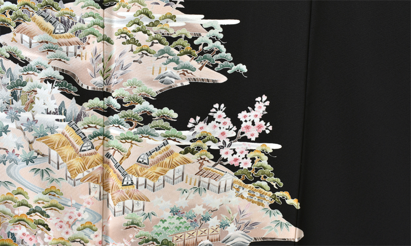 黒留袖(加賀友禅)