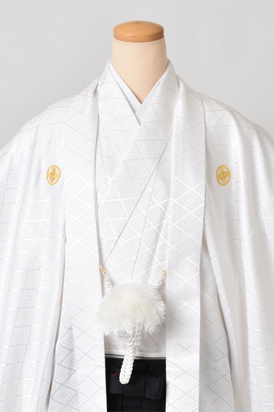 紋付袴[白紋付・袴隈取]