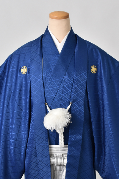 紋付袴[青紋付・袴縞]