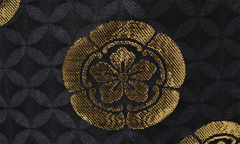 紋付袴[ブルーグレー紋付・袴家紋柄]