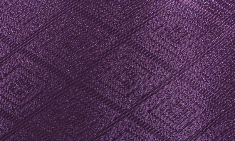 紋付袴[紫ぼかし紋付・袴縞］