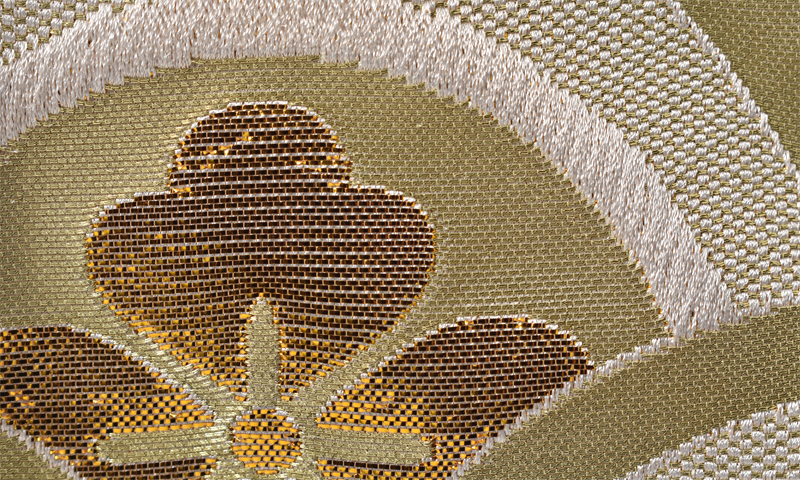 紋付袴[濃紫紋付・袴青海波］