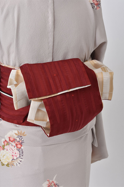 単衣小紋[グレー]