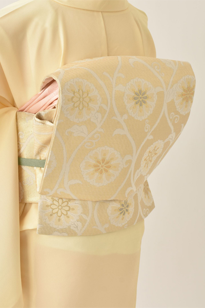 単衣_訪問着〈クリーム・辻が花風〉