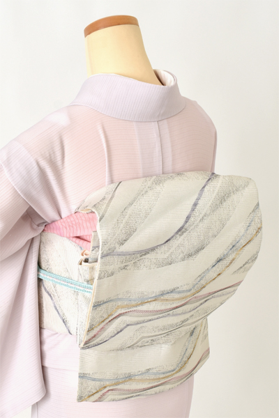 夏物_絽訪問着[淡紫・菊]