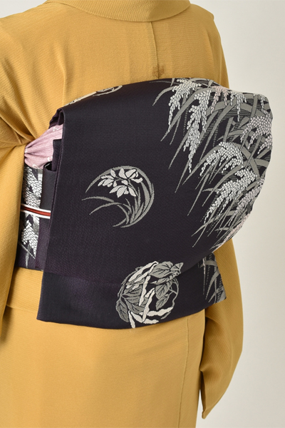 絽色無地[カラシ色]