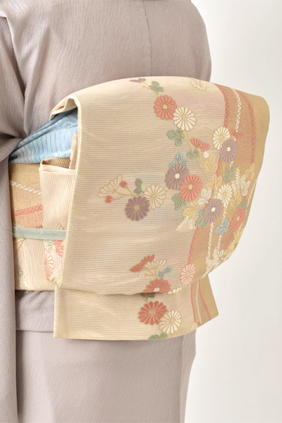 夏物＿色無地〈グレー〉