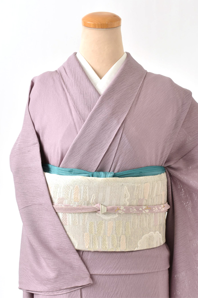 夏物＿色無地〈淡紫〉