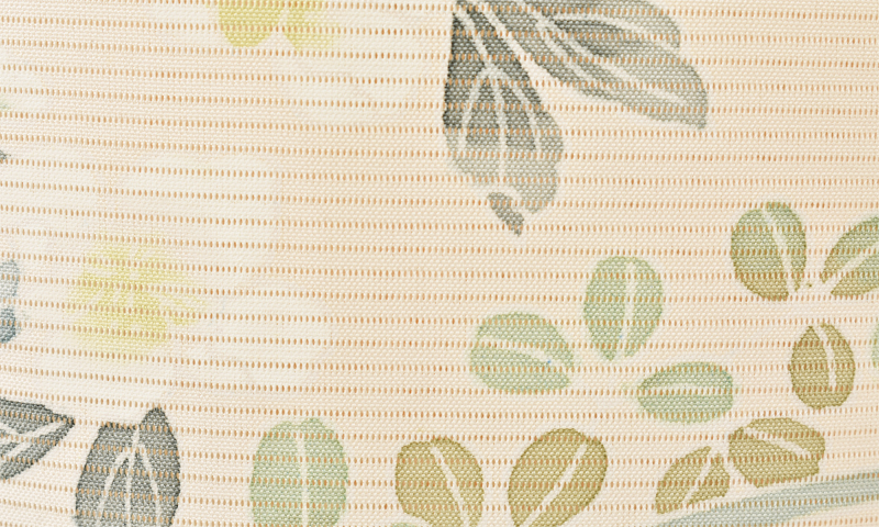 絽訪問着[サーモン・秋草]