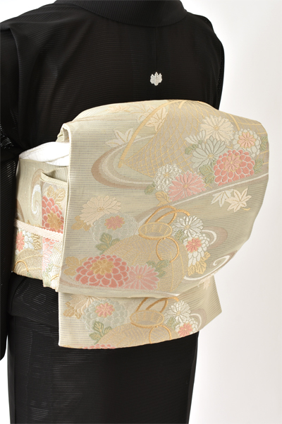 夏物_絽黒留袖〈束ね熨斗〉