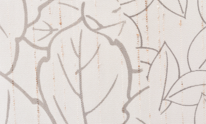 紬［葉模様・鱗］