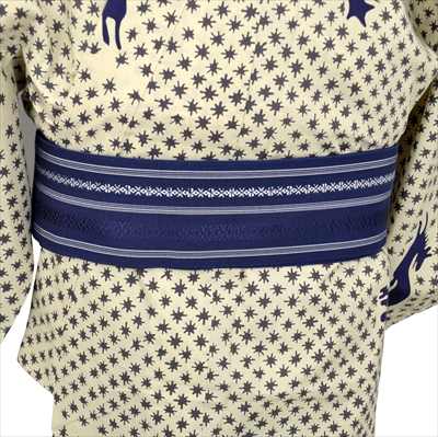 浴衣[167-175cm・ベージュ地]