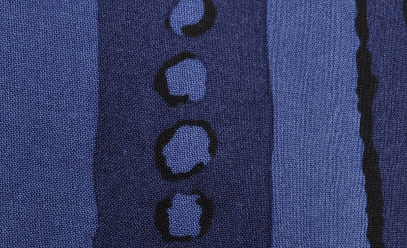 浴衣[168-176cm青地・縞]