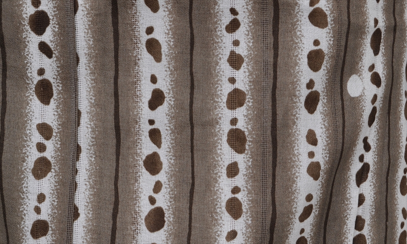 浴衣[164-172cm白地・茶縞]