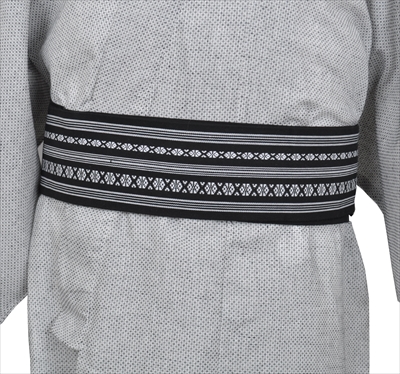 浴衣[155-163cm白地・十字絣]