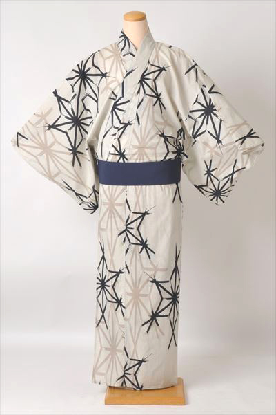 浴衣[167-175cm・麻の葉]