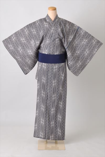 浴衣[167-175cm・グレー]
