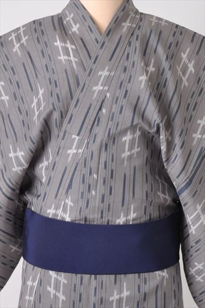 浴衣[167-175cm・グレー]