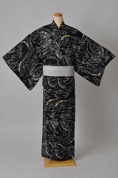 浴衣[171-179cm・龍]