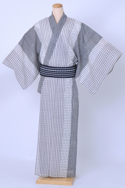 浴衣[172-180cm・井桁絣]