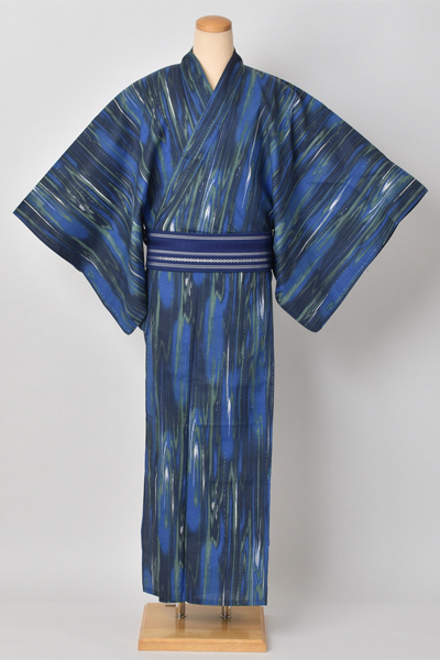 浴衣[167-175cm・青]