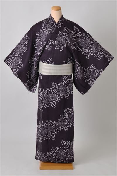 浴衣[170-178cm・紫]