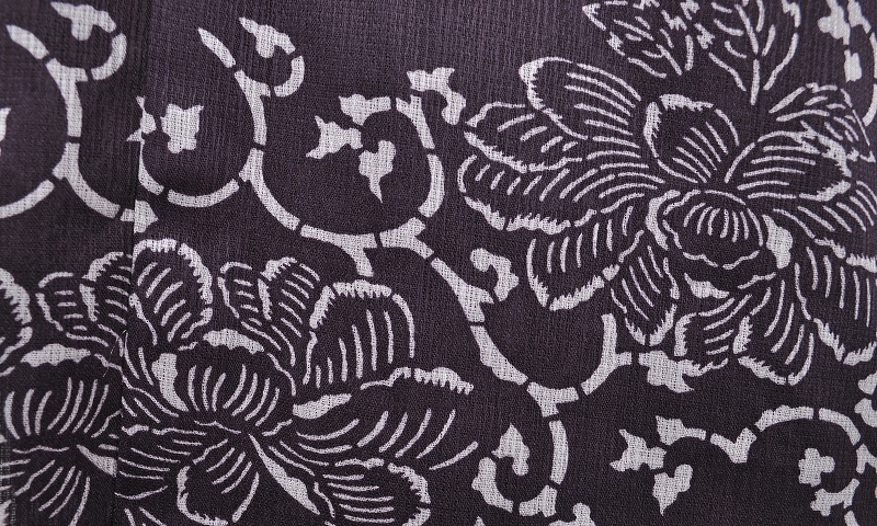 浴衣[170-178cm・紫]