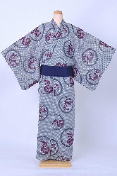 浴衣[171-179cm・昇り龍]