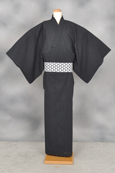 浴衣[184-192cm・黒地]