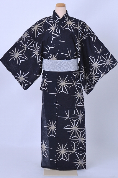 浴衣[165-173cm・麻の葉]