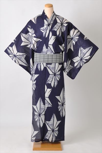 浴衣[171-179cm・紺]