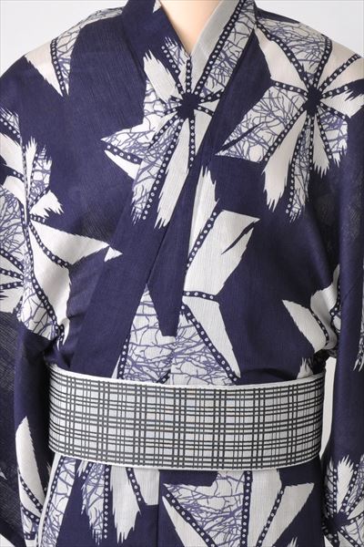 浴衣[171-179cm・紺]