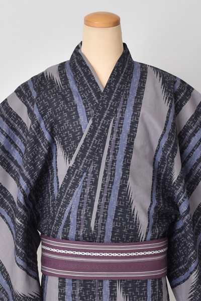 浴衣[169cm-177cm・十字絣]