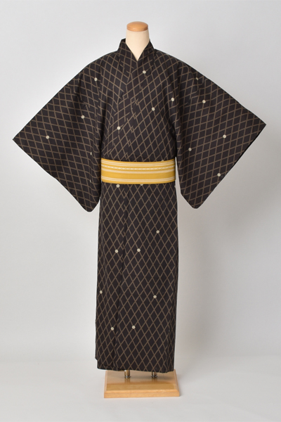 浴衣[167-175cm・焦げ茶]