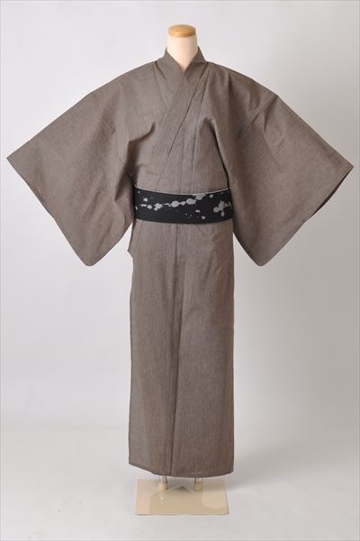 浴衣[158-166cm・茶]