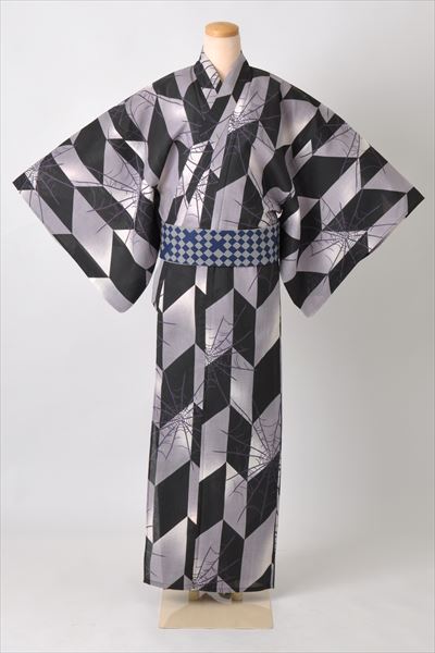 浴衣[173-181cm・蜘蛛の巣]