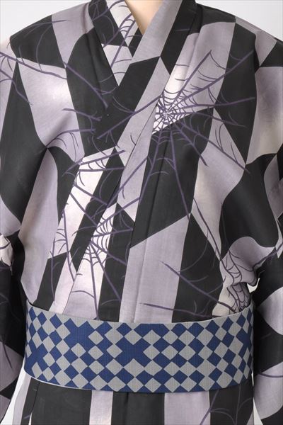 浴衣[173-181cm・蜘蛛の巣]