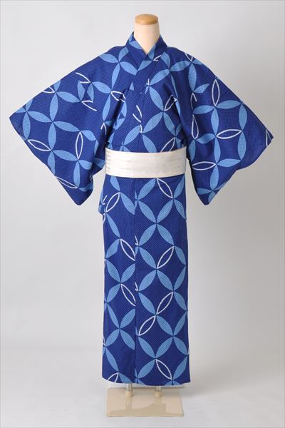 浴衣[165-173cm・青]