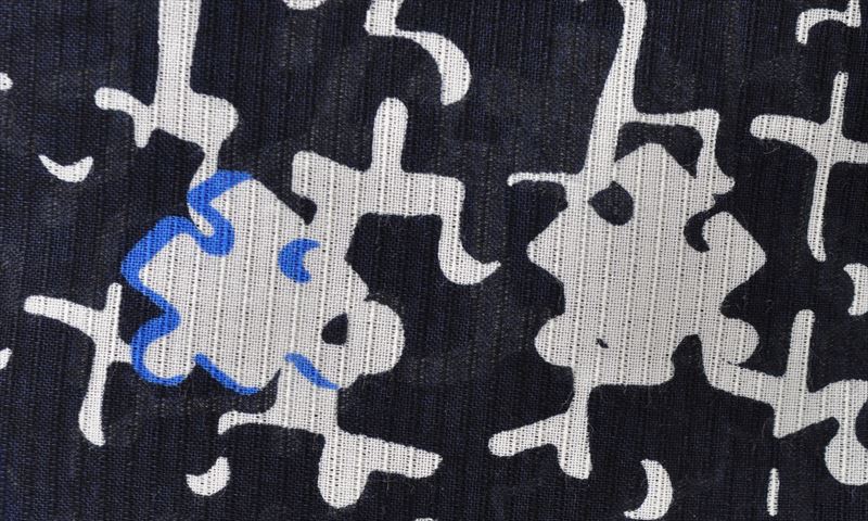 浴衣[173-181cm・パズル柄]