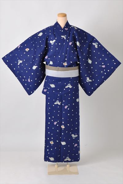 浴衣[169-177cm・青]