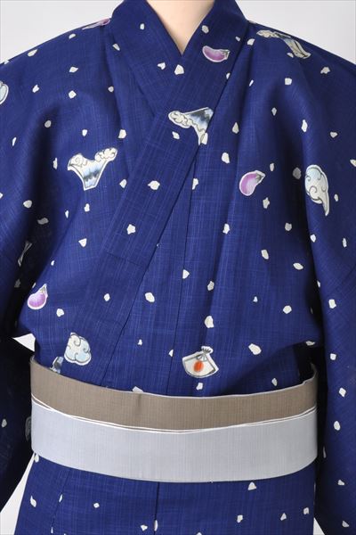 浴衣[169-177cm・青]