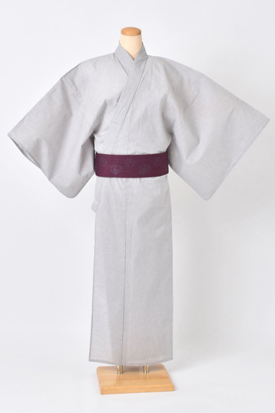 浴衣[159-167cm・グレー]