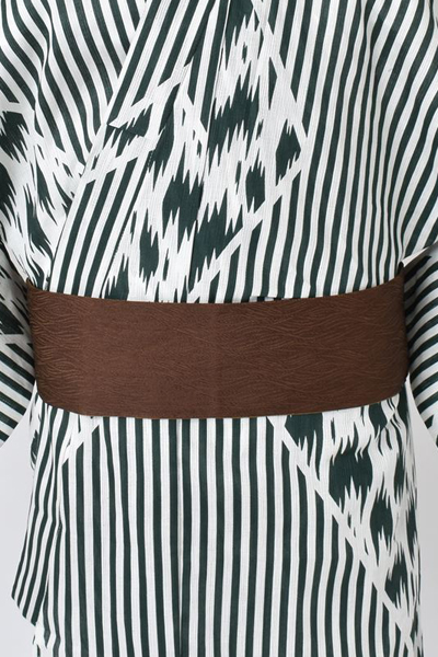 浴衣[166-174cm・白地に緑]