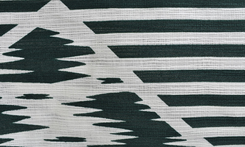 浴衣[166-174cm・白地に緑]