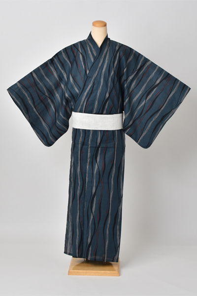 浴衣[169-177cm・青緑色]