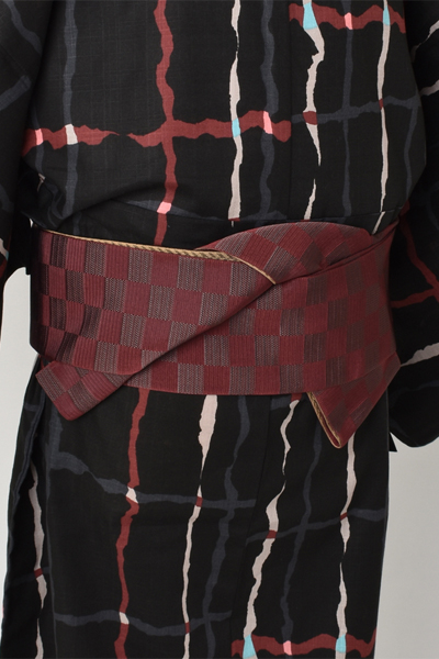 浴衣[167-175cm・格子柄]