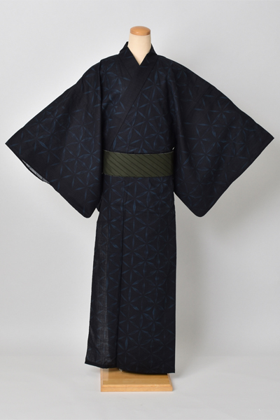 浴衣[171cm−179cm・麻の葉繋ぎ]